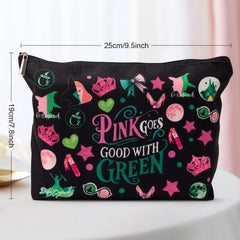 UpfurMach bolso cosmético con interior espacioso de 9-5 x 7-8 pulgadas