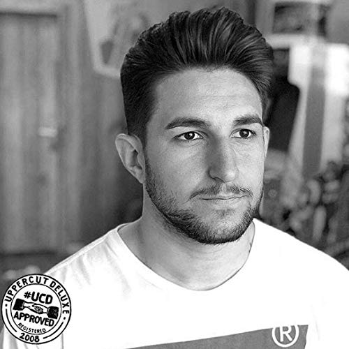 Uppercut Deluxe Quiff Roller, elevación suave del quiff para look natural.