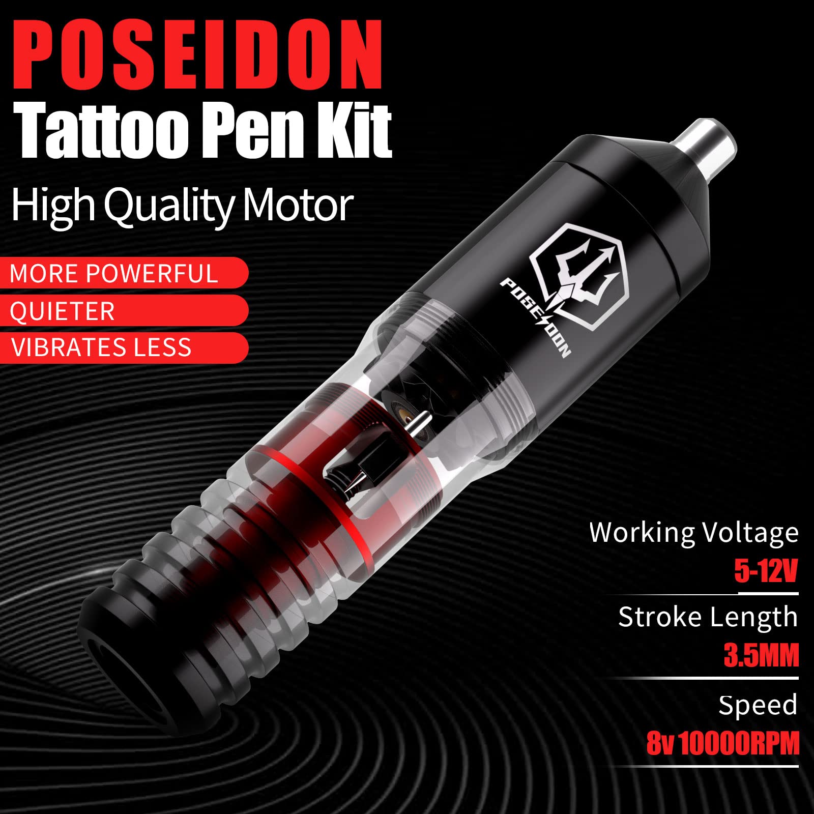 Batería Poseidon de 1200mAh para sesiones prolongadas