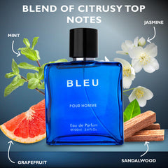 URBAN COLLECTION Bleu para Hombres, atomizador cómodo para retoques durante el día.
