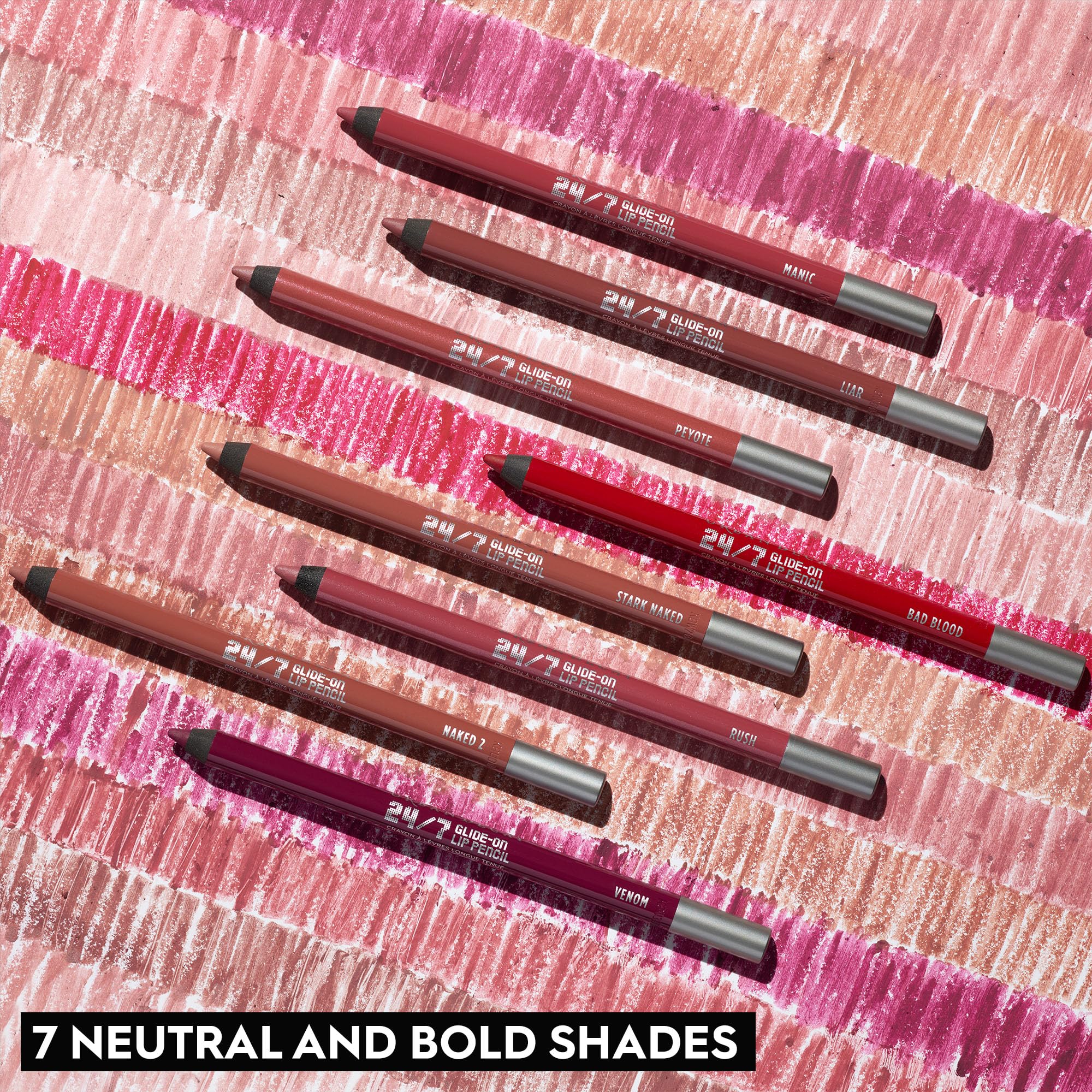 URBAN DECAY 24/7 Glide-On Lèvres – prévient les bavures pour une ligne nette