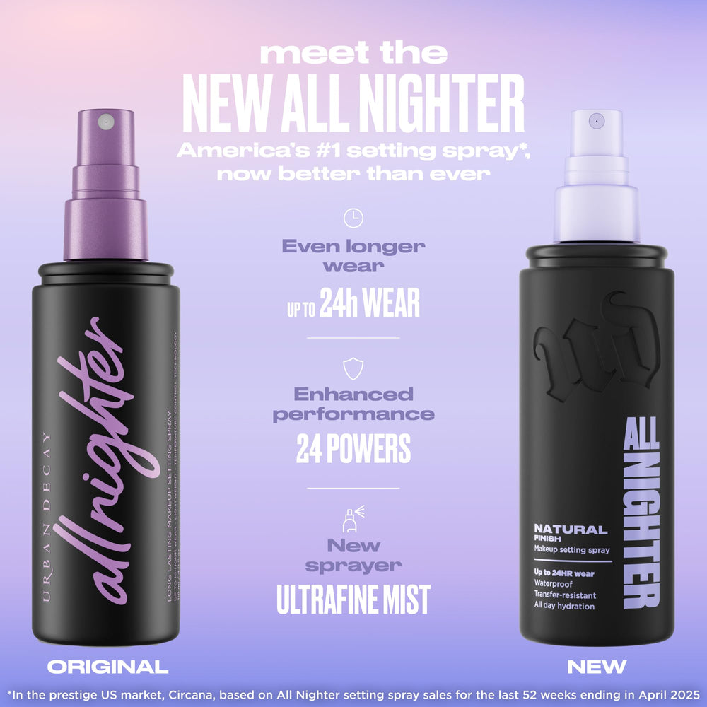 URBAN DECAY All Nighter: acabado natural al aplicar en capas ligeras.