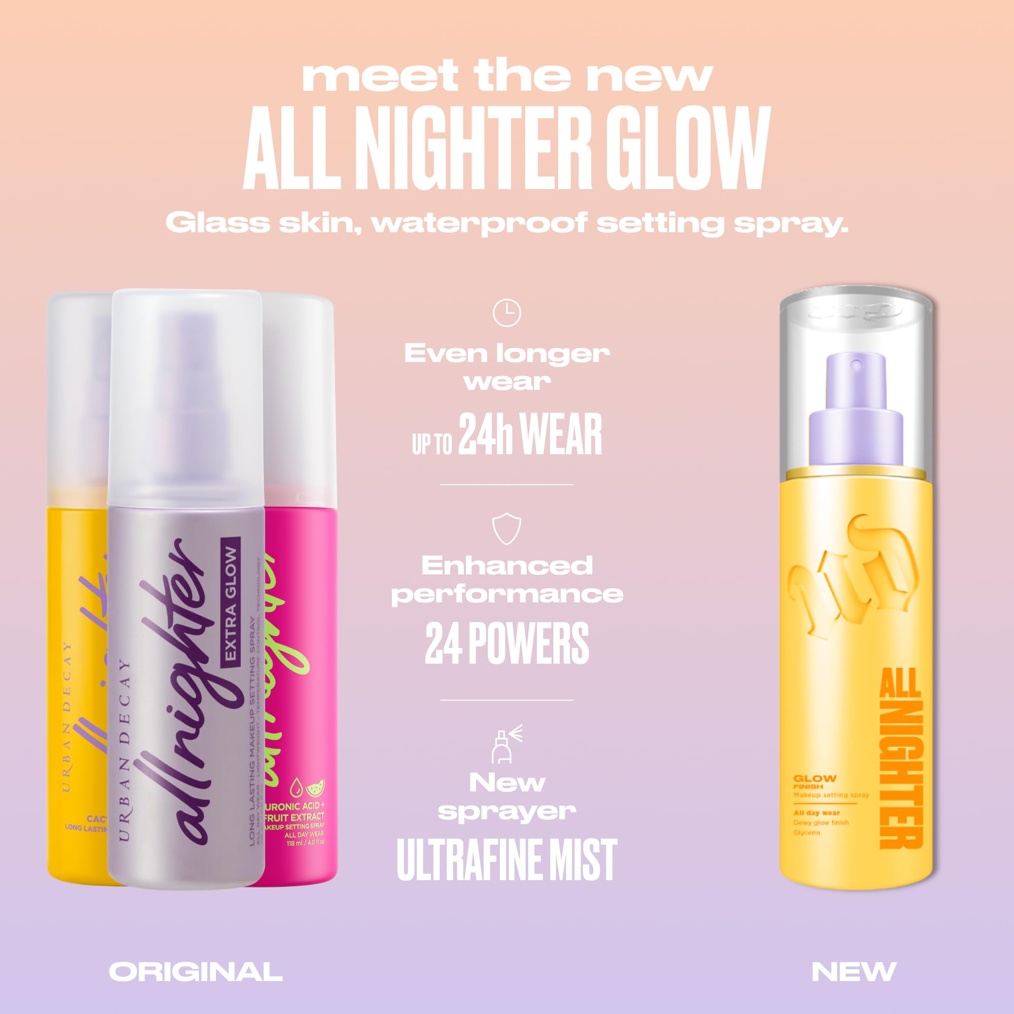 URBAN DECAY All Nighter rociador de niebla para fijar maquillaje