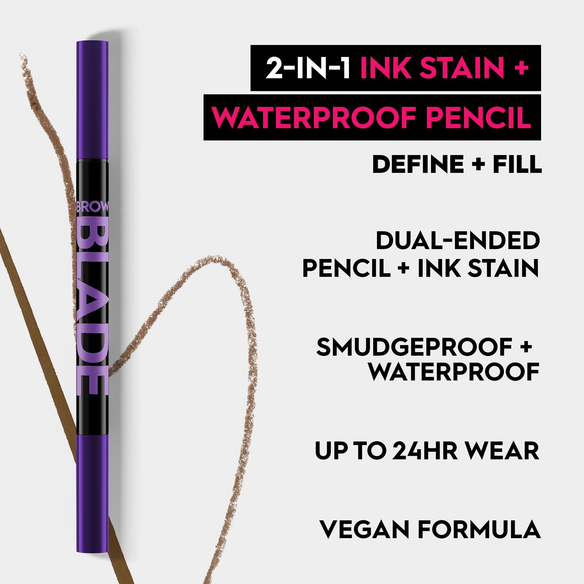 URBAN DECAY Brow Blade: definición de vello suave para cejas naturales.