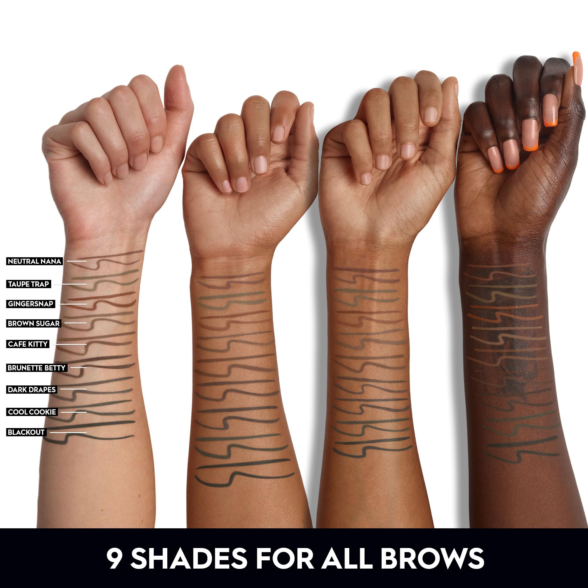 URBAN DECAY Brow Blade trazos de pelo para un acabado texturizado y natural.