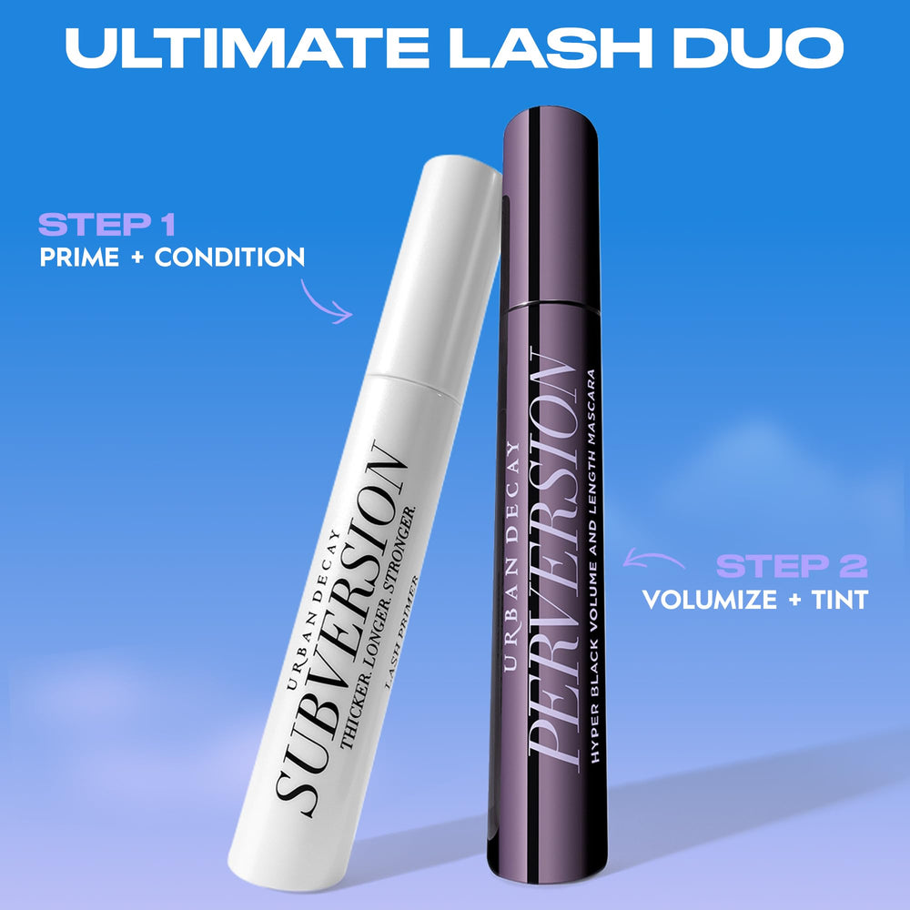 URBAN DECAY Perversion Mascara: delineado intenso al combinar con delineador.