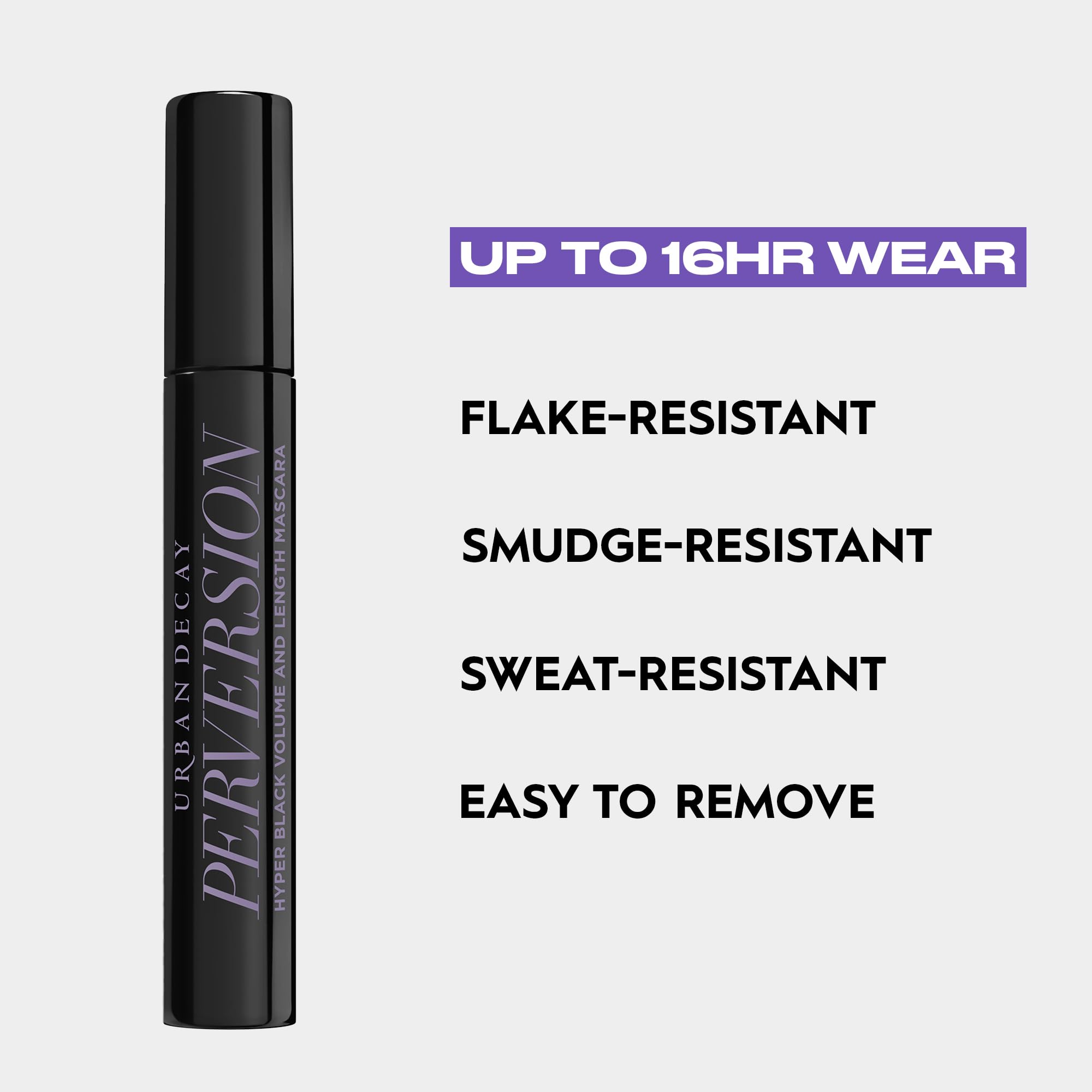 URBAN DECAY Perversion Mascara: fórmula libre de crueldad y parabenos.