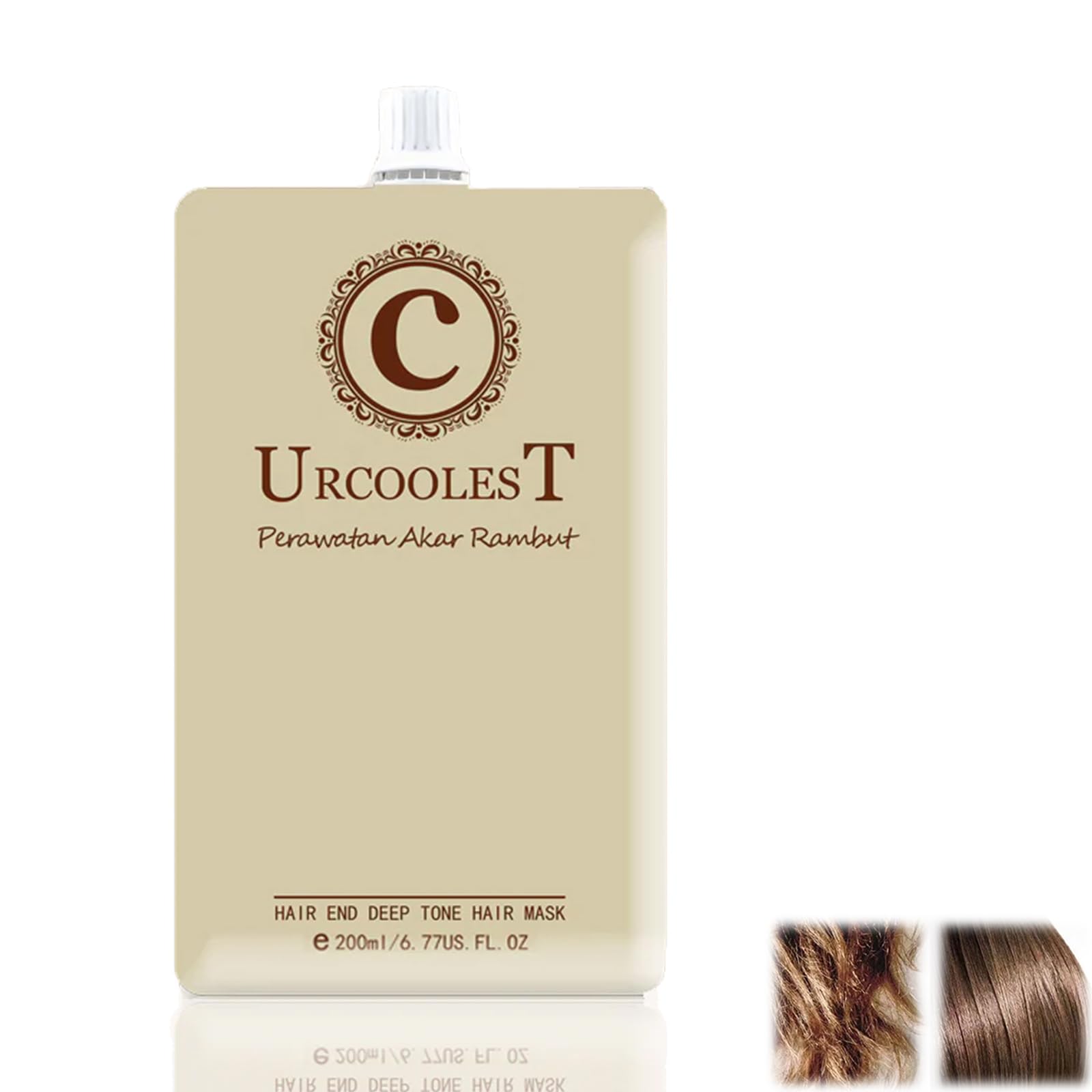 URCOOLEST mascarilla mágica para cabello en botella de 200 ml, reparación y nutrición