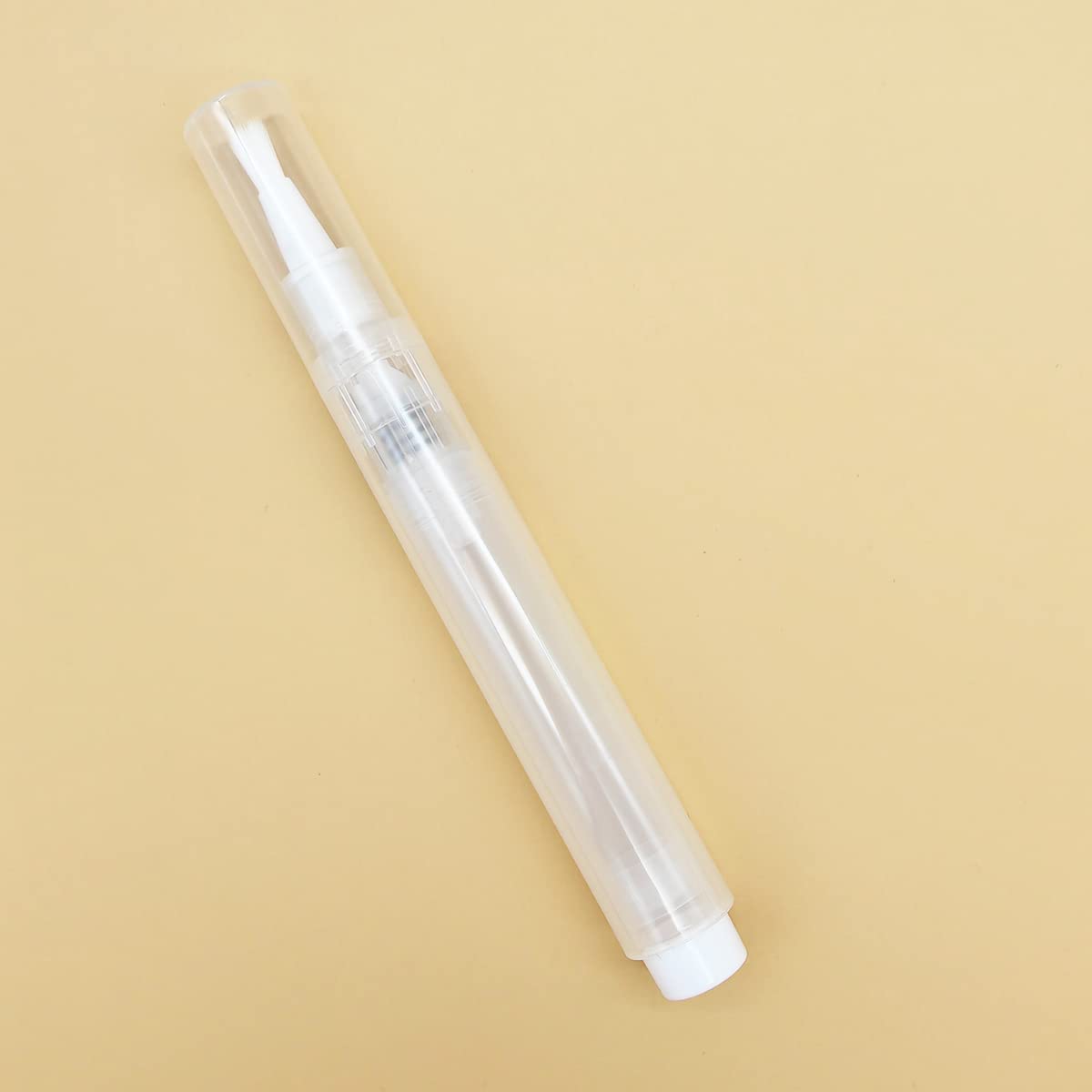 URGINO contenedor cosmético transparente blanco para cosméticos y aceites.