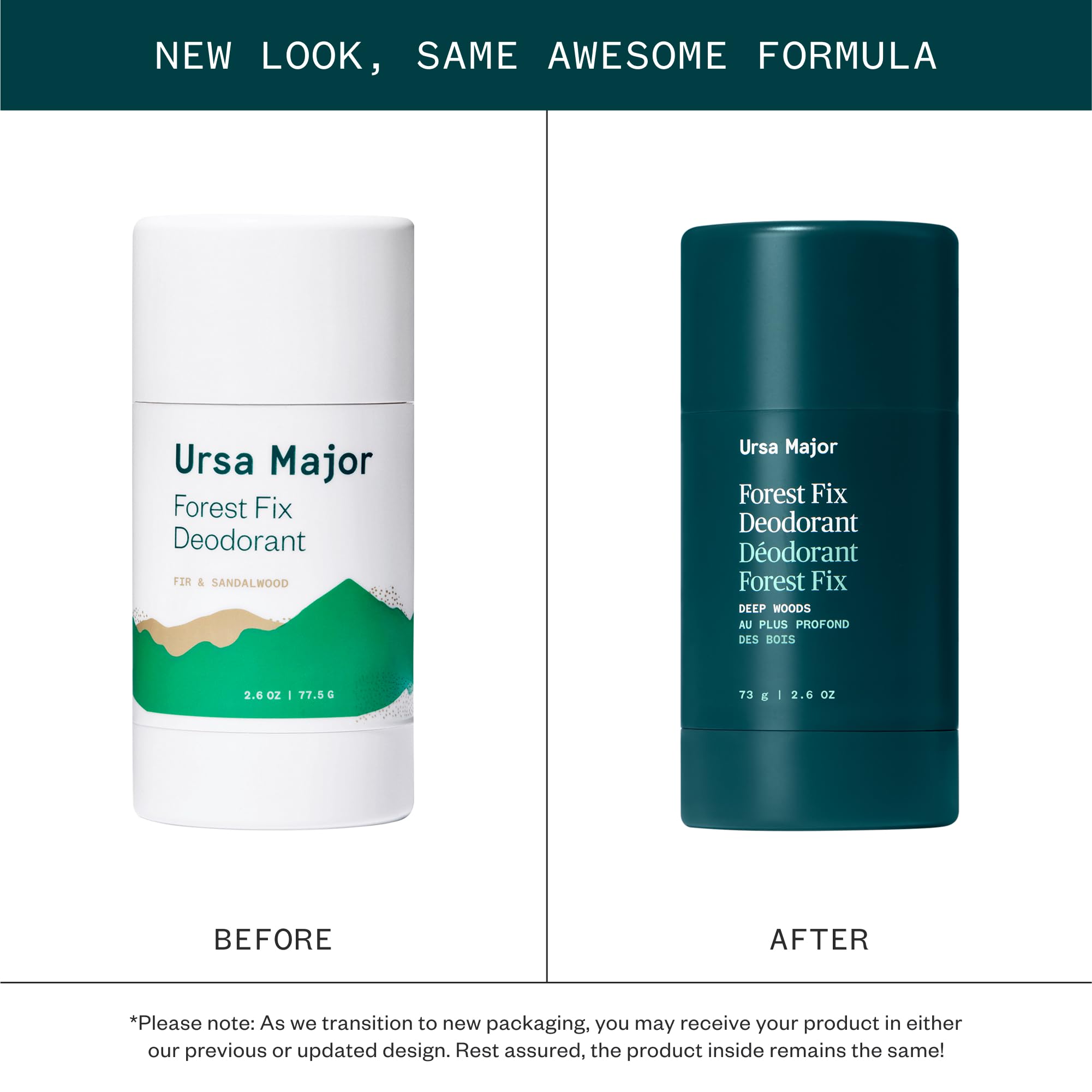 Ursa Major desodorante: aplicación suave y textura sedosa al deslizarse.
