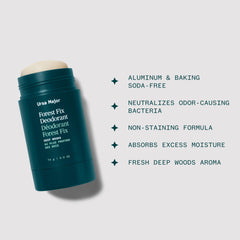 Ursa Major desodorante: aroma con notas de madera y cítricos para sensación fresca.