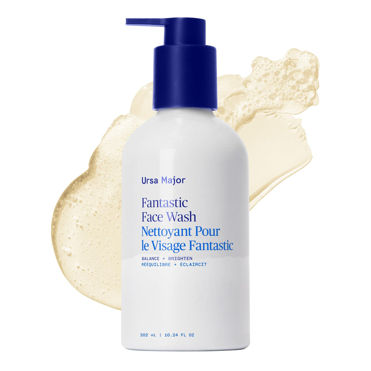 Ursa Major Fantástico Limpiador Facial en botella, limpieza suave para piel equilibrada