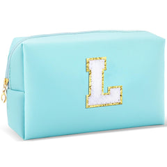 URSKYTOUS bolso maquillaje inicial azul, ideal para lo básico diario.