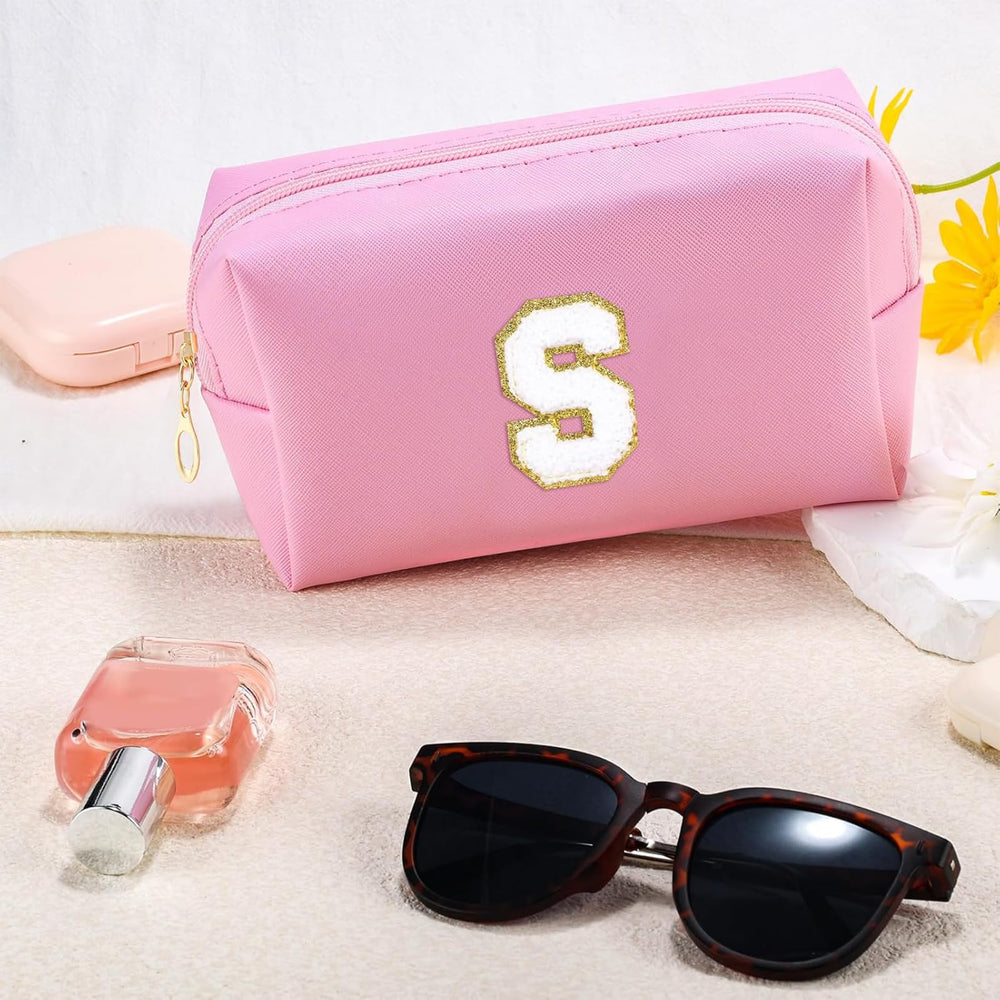 URSKYTOUS regalo ideal, bolso maquillaje rosa para mujeres y adolescentes.