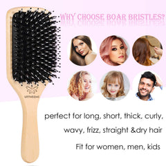 URTHEONE cepillo jabali cabello mojado; aporta brillo y control al peinar