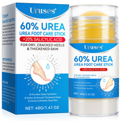 Uruses textura cremosa, absorción rápida para pies, facilita el uso diario.