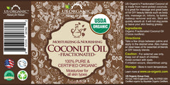 US Organic Aceite MCT fraccionado: masaje relajante con textura ligera.