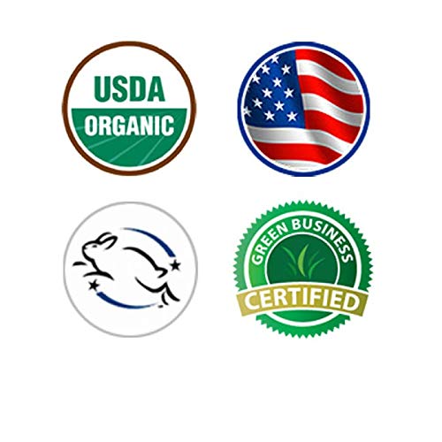 Certificado USDA Organic para cuidado natural sin OMG.