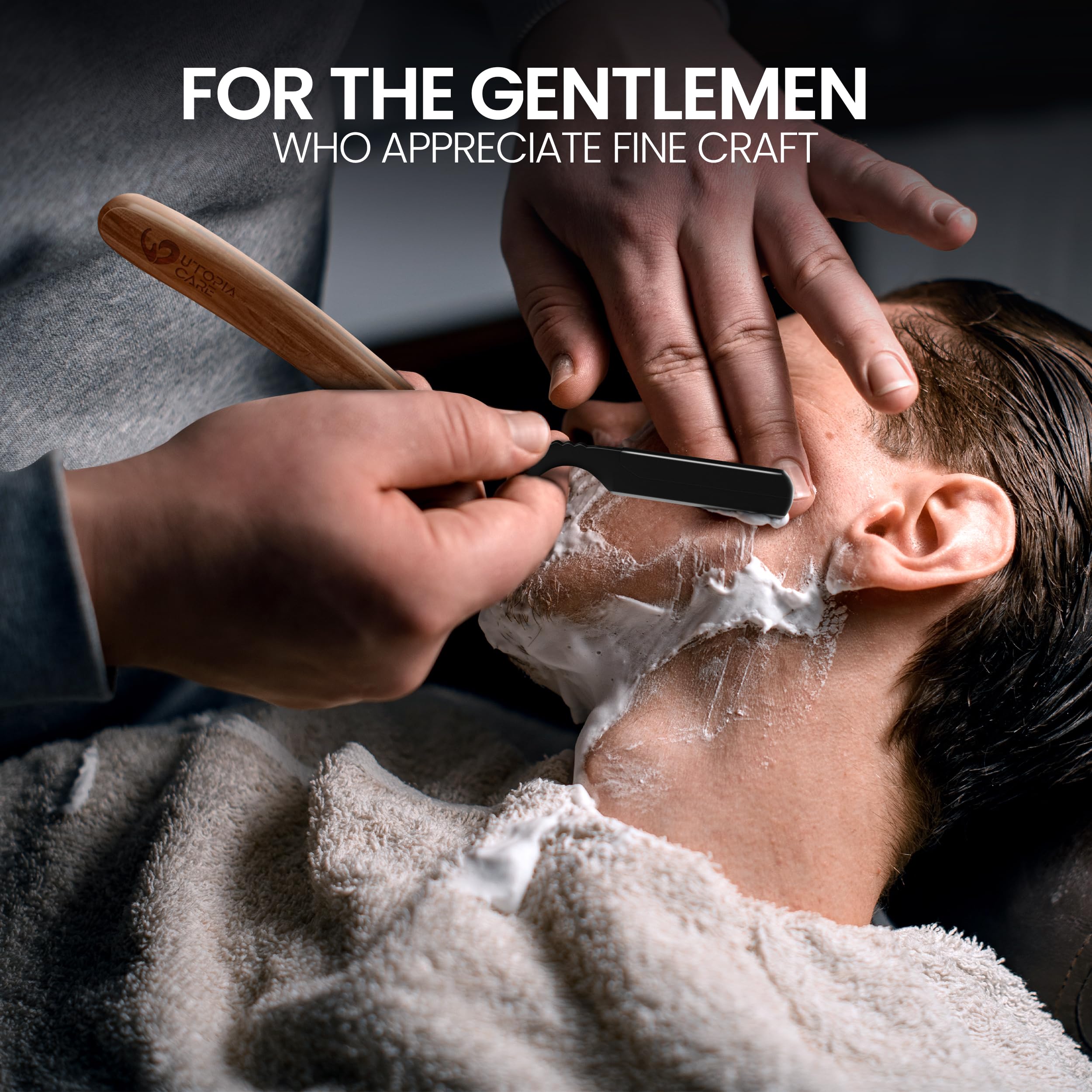 Diseño profesional de Utopia Care pensado para barbería y uso doméstico.