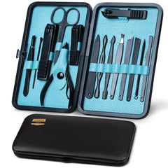 Set de uñas 16 piezas de Utopia Care, ideal para viaje y organización.