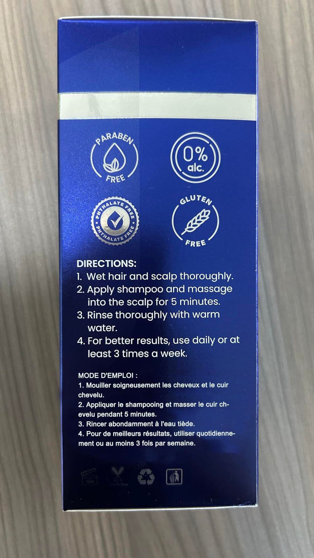 Uttse Biotion Shampoo textura cremosa facilita masaje.