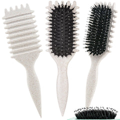 UVZNUMG cepillo para aplicar productos y peinar rizos con suavidad uniforme.