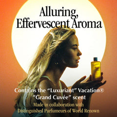 VACATION Aceite Chardonnay SPF30 producto de viaje para piel cuidada bajo el sol.