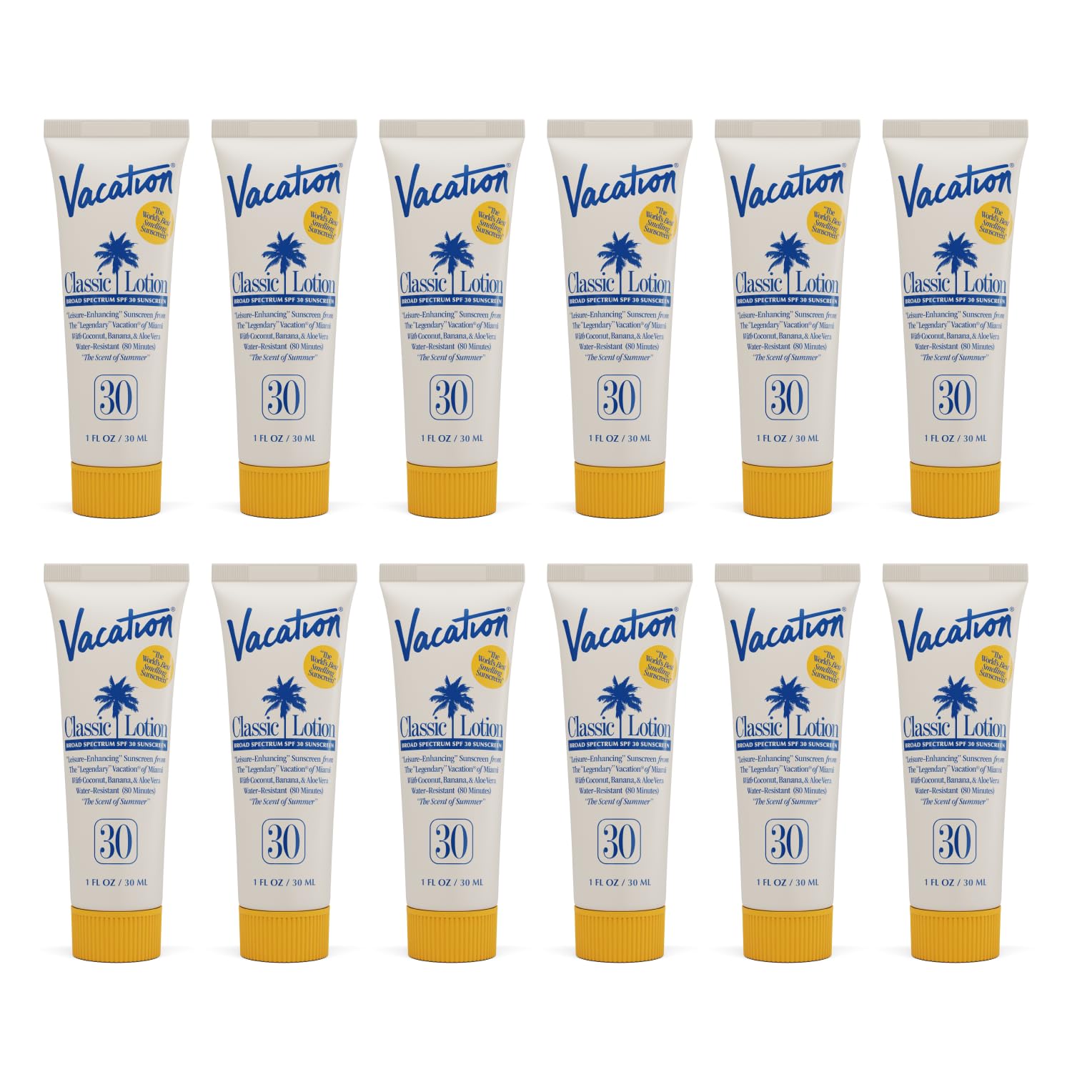 VACATION Mini Classico SPF 30: set de 12 minis para proteger la piel en viajes