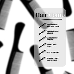 Vakly peine pala de dientes anchos para cabello rizado, añade volumen sin tirones.