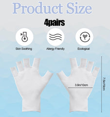 ValueBargain guantes eccema algodón uso nocturno para hidratación suave durante la noche.