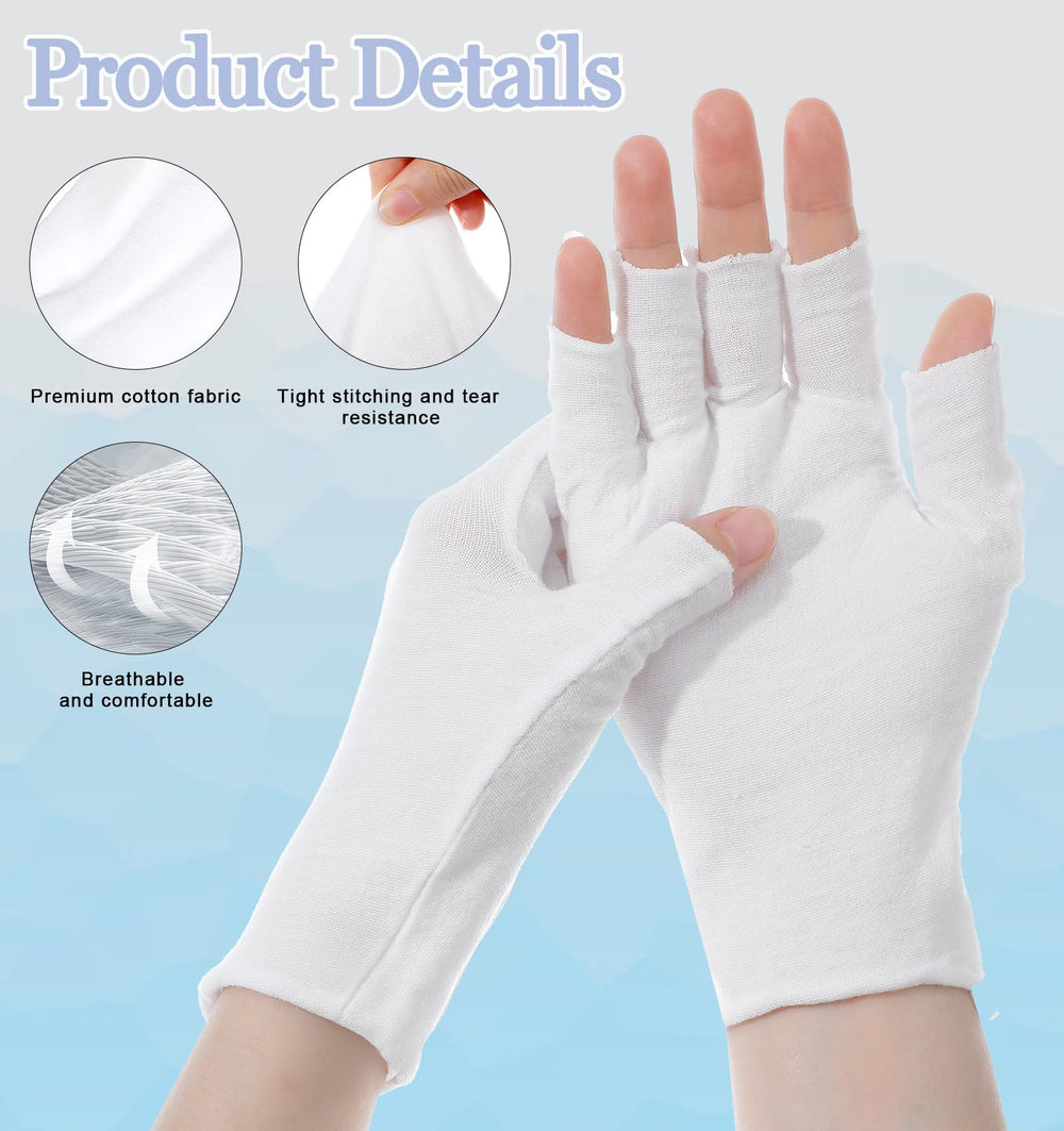 ValueBargain guantes eccema algodón tacto suave para cuidado diario.