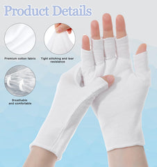 ValueBargain guantes eccema algodón tacto suave para cuidado diario.
