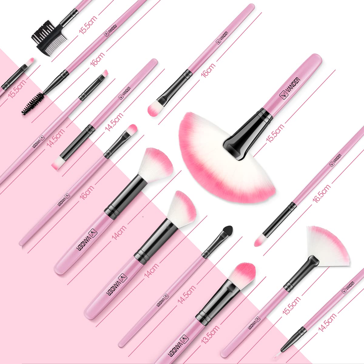 Brocha Vander concealer: cobertura localizada con acabado perfecto.