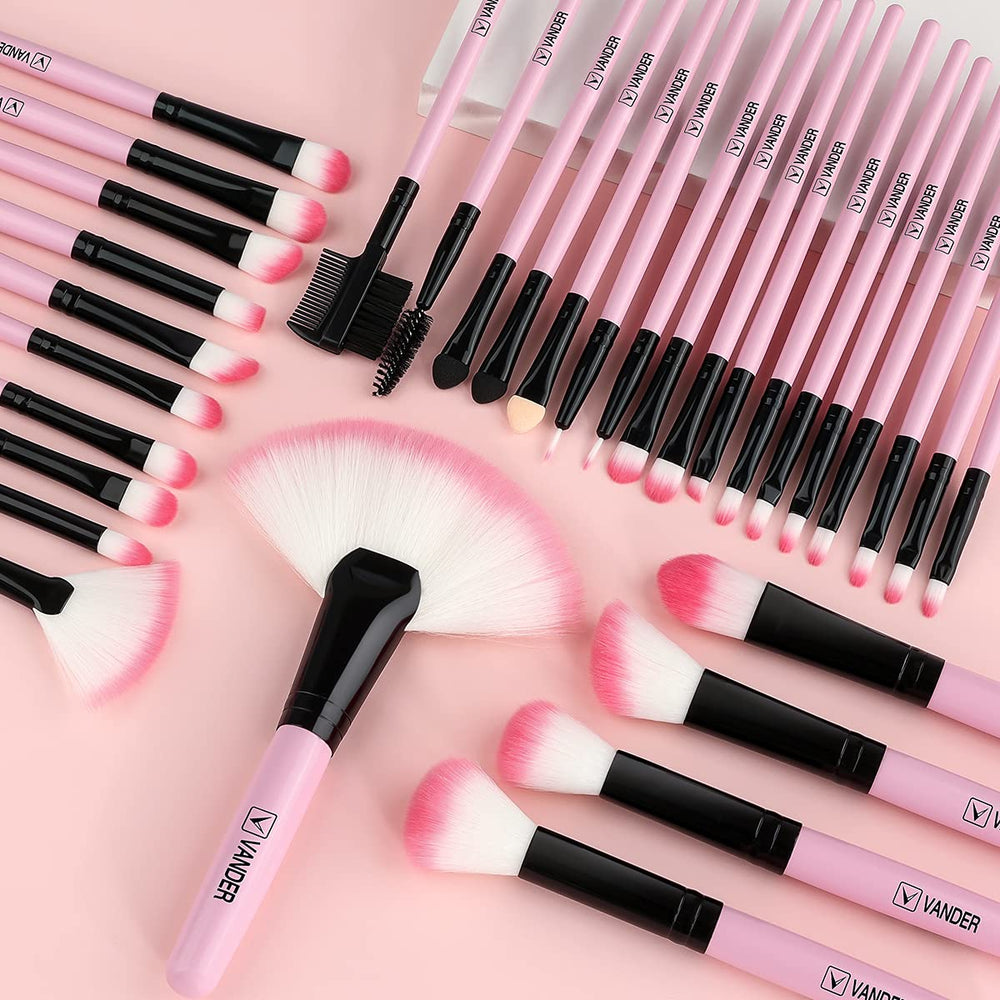 Brocha Vander difuminado ojos: mezcla sombras para transiciones suaves.