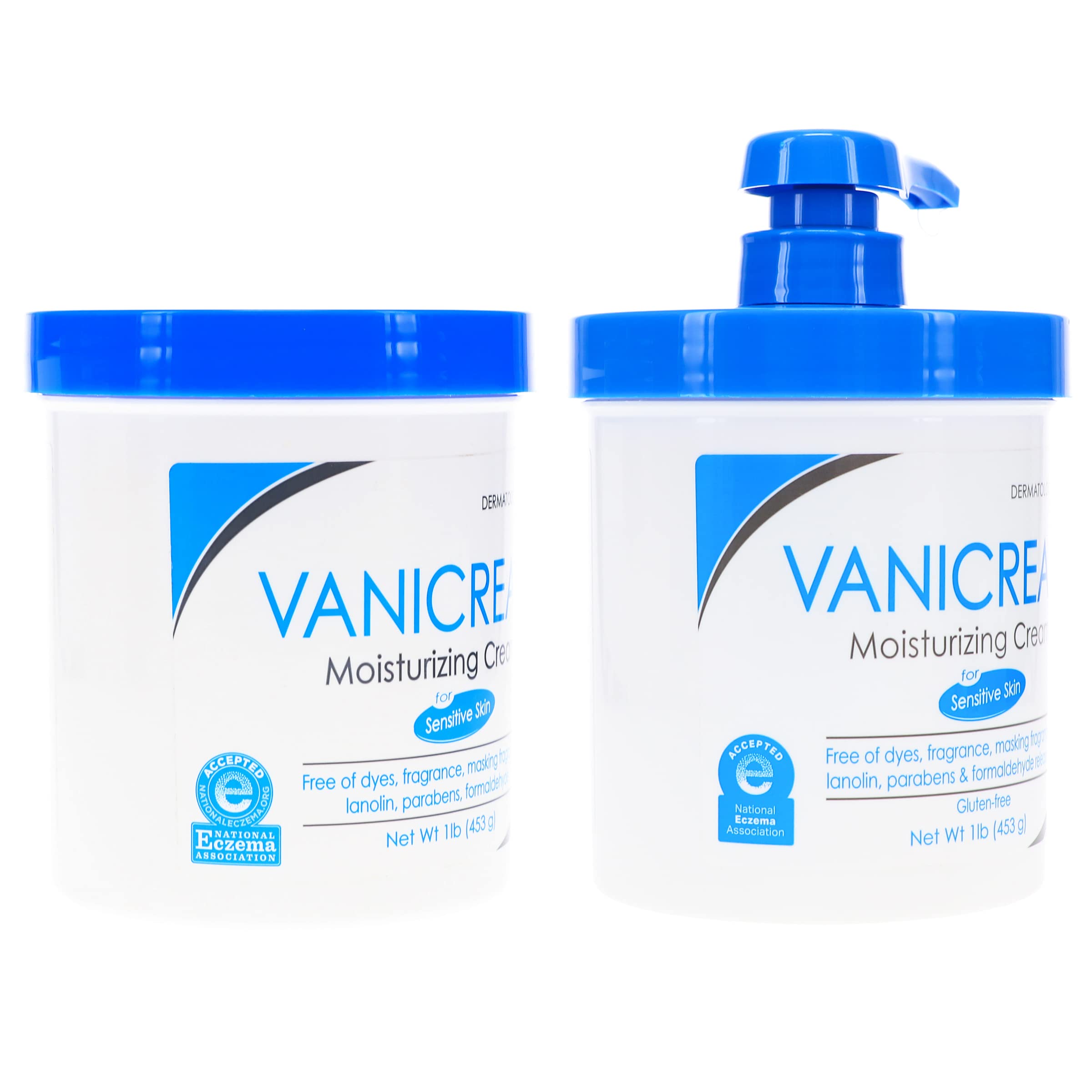 Vanicream crema hidratante, fórmula sin parabenos ni fragancias, apta para toda la familia.