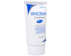 Vanicream shampoo and conditioner packaging close-up highlighting gentle formula
