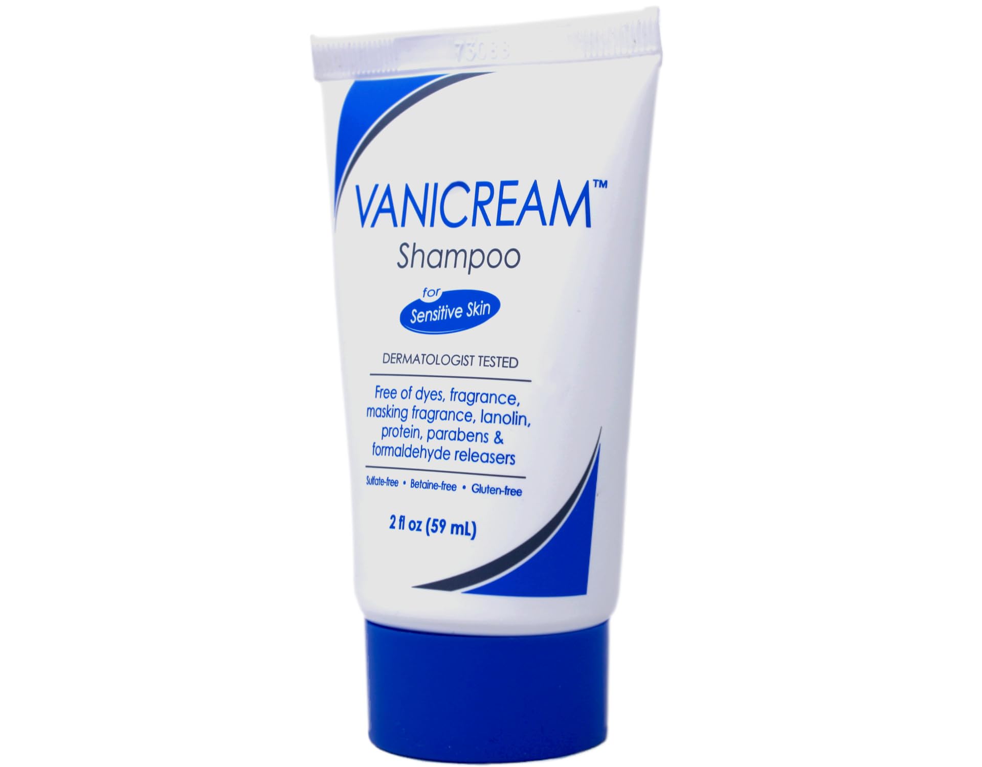 Vanicream travel bottles set on bathroom sink for easy packing