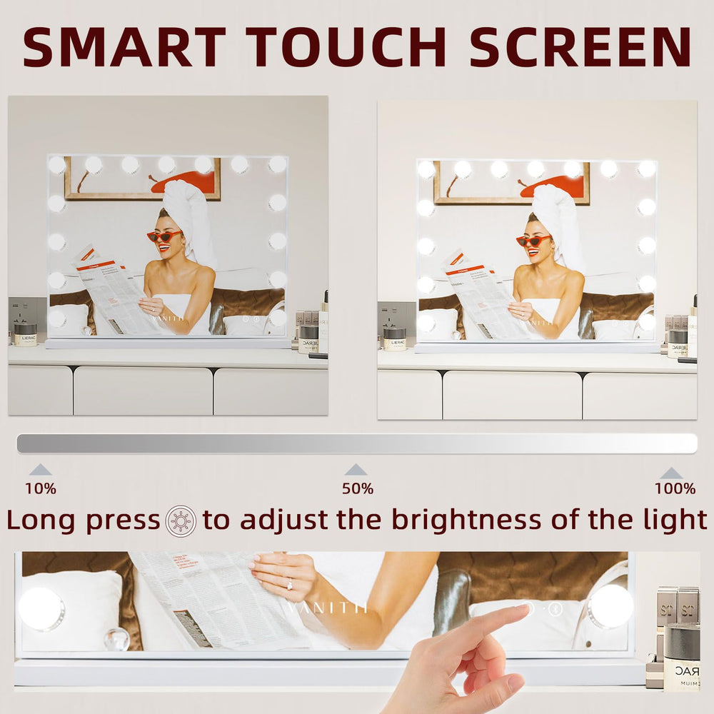 Vanitii Global: brillo ajustable en 3 modos para diferentes ambientes.