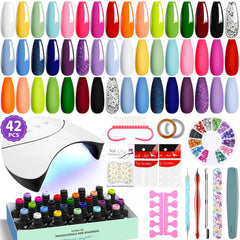 VANREESA kit esmalte gel 24 colores para uñas vibrantes en casa