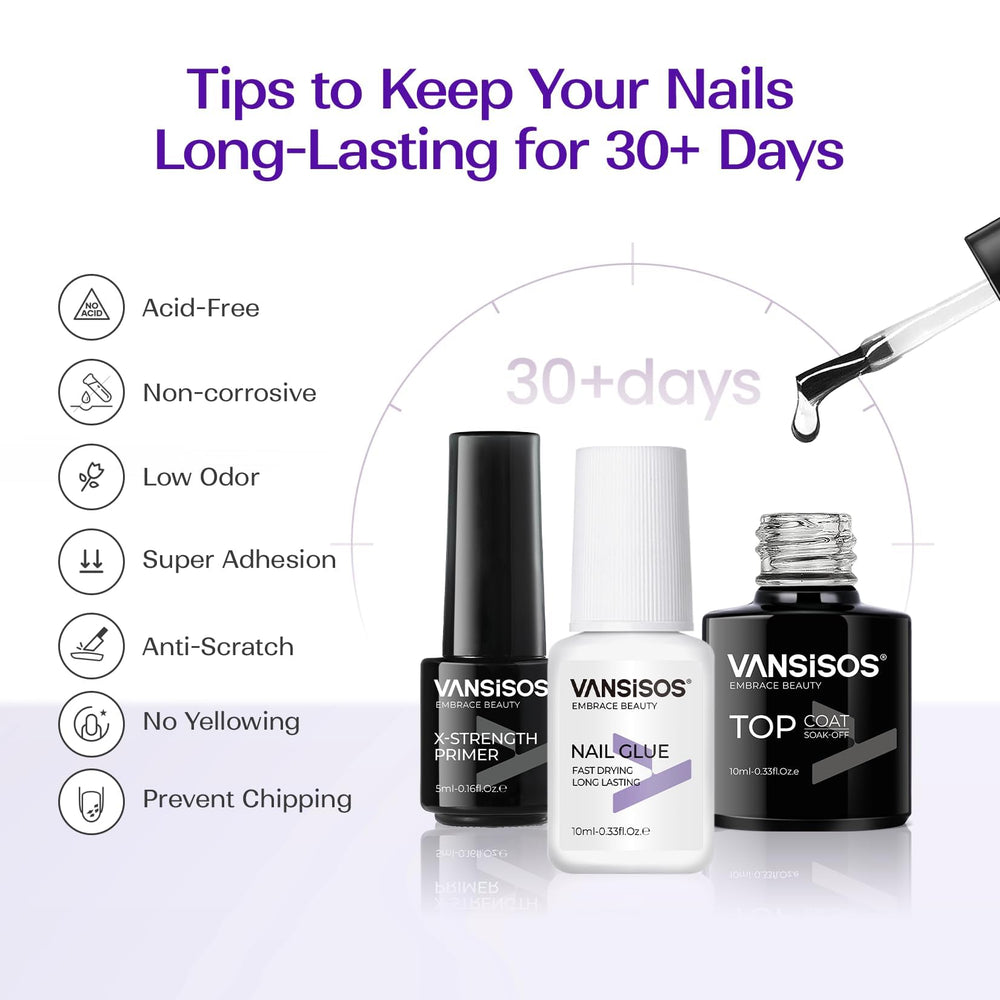 Base y top coat Vansisos protegen y sellan.