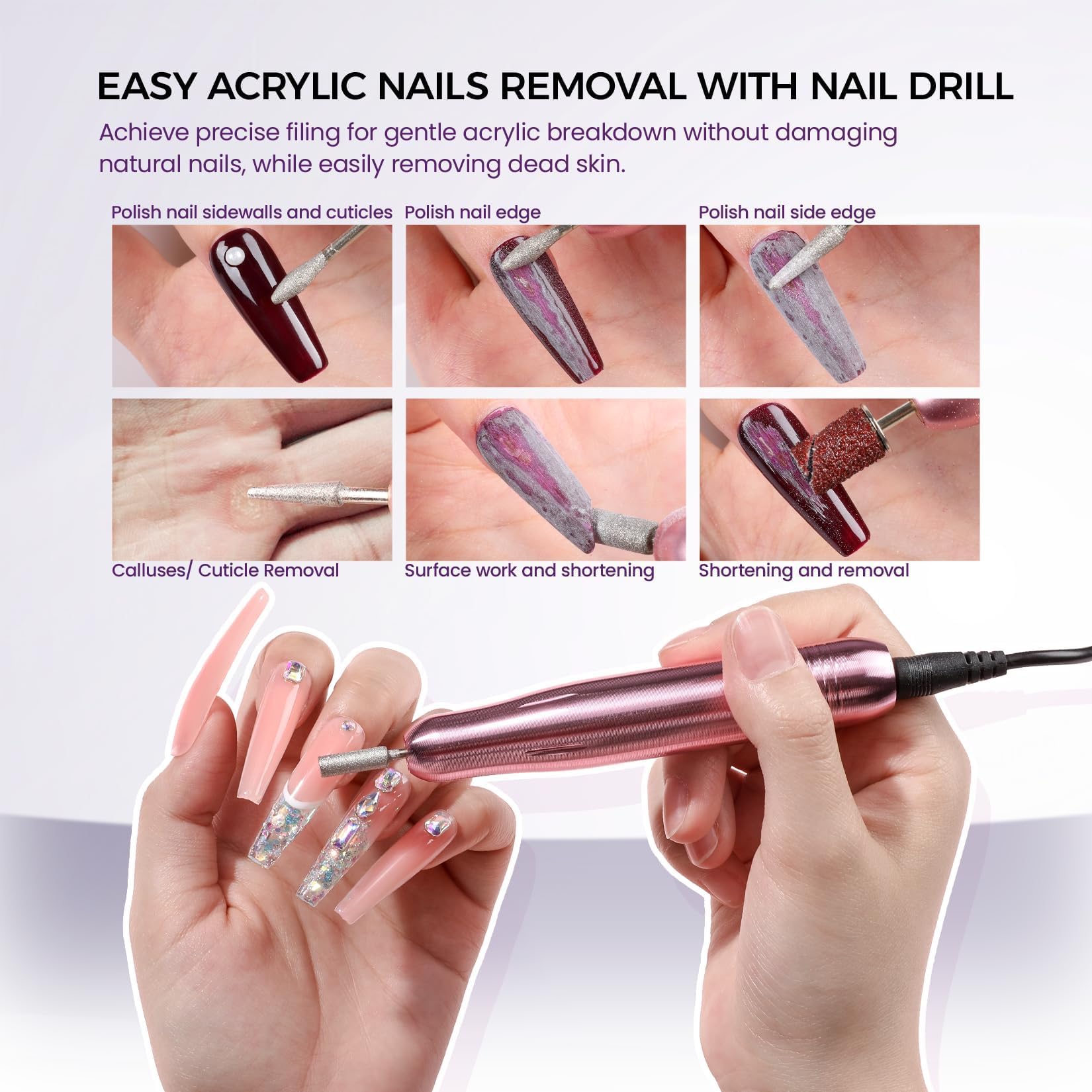 VANSISOS colle-ongles pour fixation fiable des embouts.