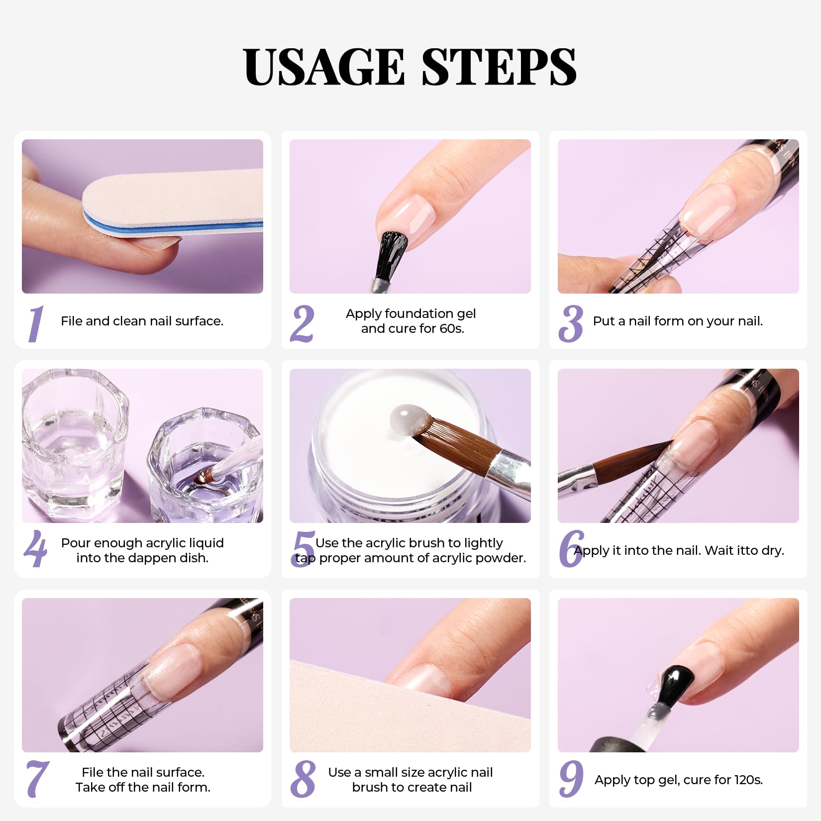 VANSISOS estuche accesorios manicura para organizar herramientas.