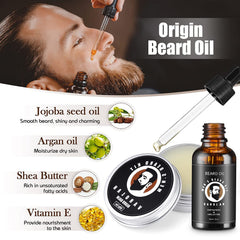 Varolan aceite-barba-cedro, aroma suave que hidrata la barba y suaviza la piel.