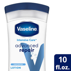 Vaseline Cuidado Intensivo Reparación Avanzada, aplicación suave tras la ducha para piel lisa