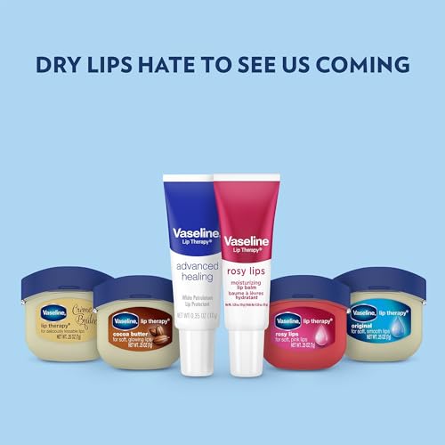 Vaseline Lip Therapy pack variedad, tres sabores para prueba diaria.