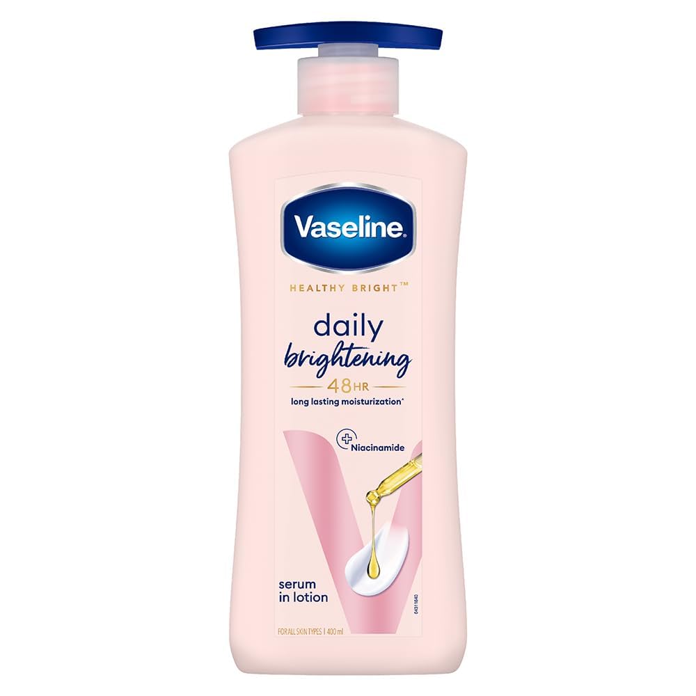 Vaseline loción corporal diaria con vitamina B3, textura ligera para uso diario
