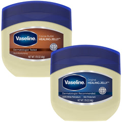 Vaseline Original en tarro de viaje para hidratación suave de la piel.