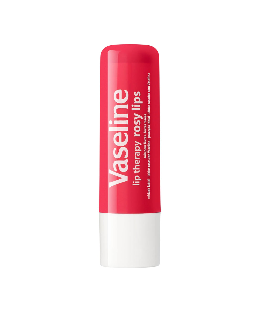 Vaseline Cuidado Labial Original en barra, hidratación diaria para labios secos.