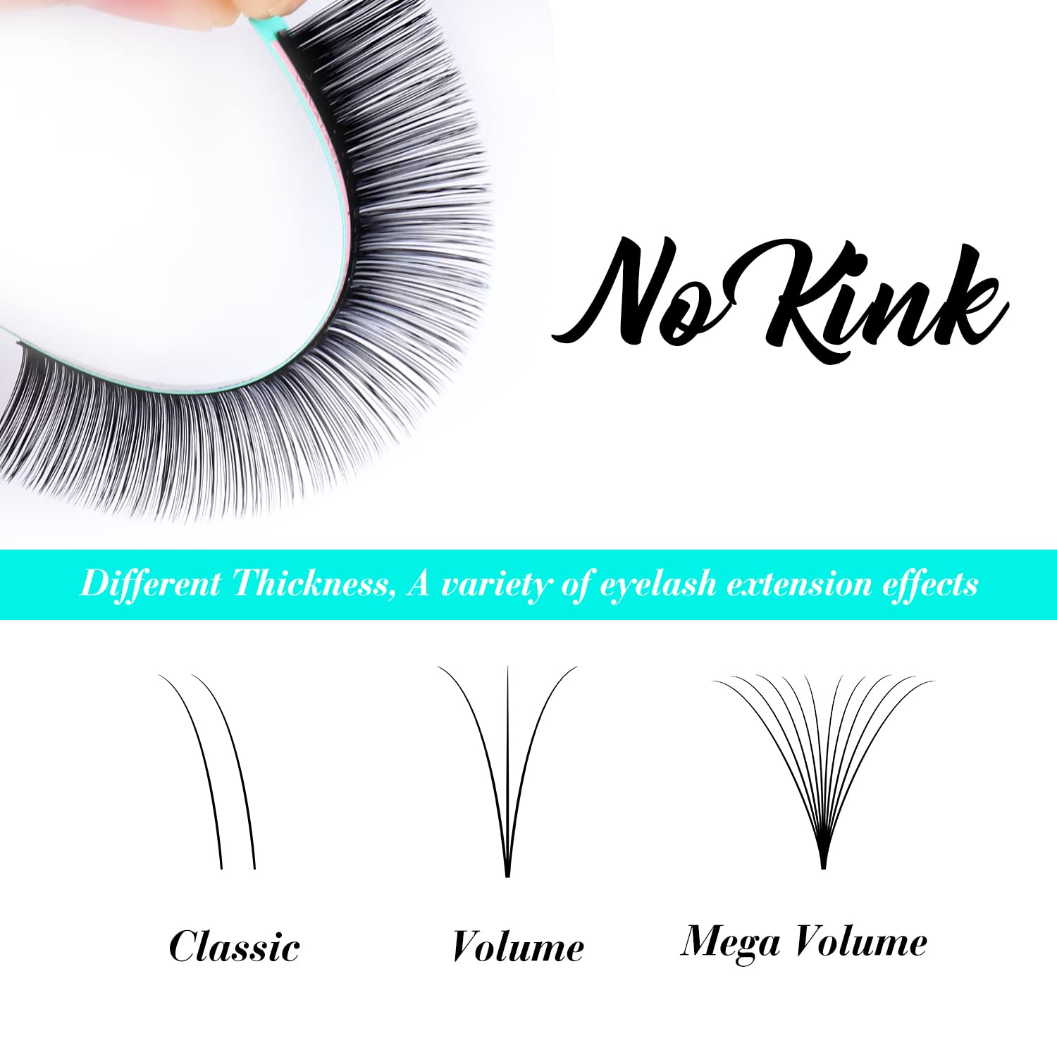 Curvatura estable de VAVALASH mantiene el rizo en cada pestaña.