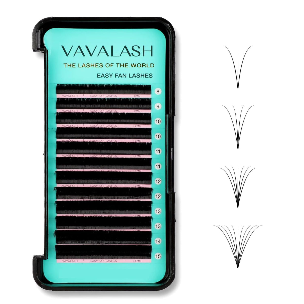 VAVALASH Easy Fan Lashes blooming process for quick fan formation
